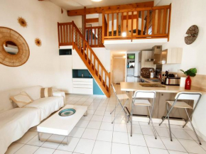 PERLES DU SOLEIL Belle villa T3 mezzanine avec piscine